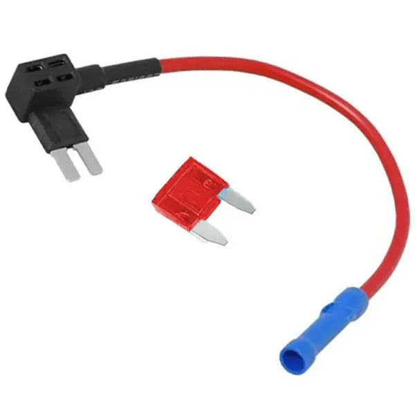 MicroVAL gyorscsatlakozós pótfoglalat biztosítékkal, 10 A, 13 cm AWG12 kábel