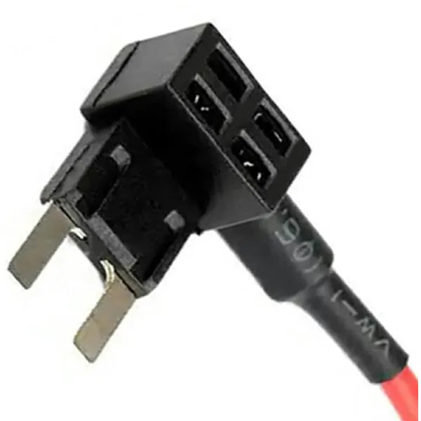 MicroVAL gyorscsatlakozós pótfoglalat biztosítékkal, 10 A, 13 cm AWG12 kábel