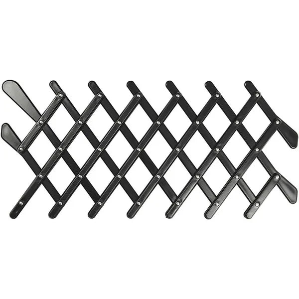 Összecsukható autóablak szellőzőrács háziállatokhoz, fekete, 18-117 cm
