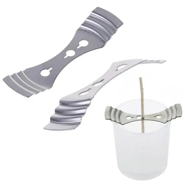 Rozsdamentes acél kanóc-stabilizáló központosító, 9,8 cm, 3 lyuk