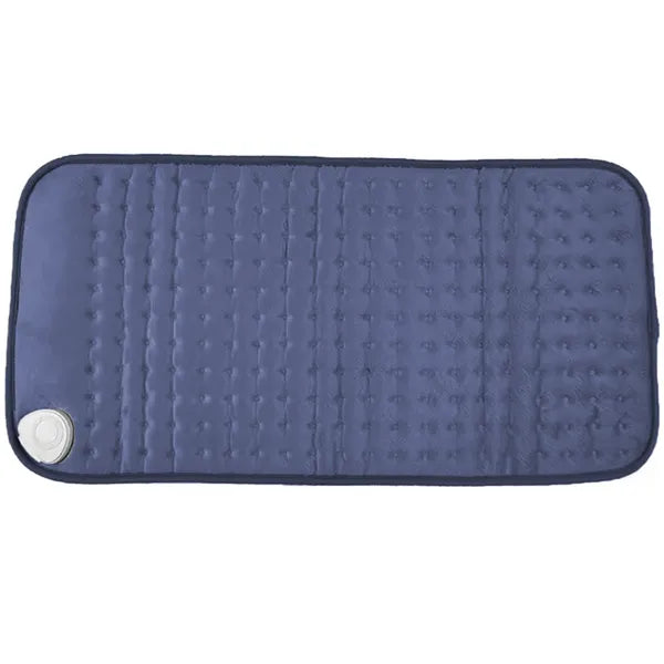Elektromos melegítő párna 60×30 cm, 6 fokozat, időzítő, kék