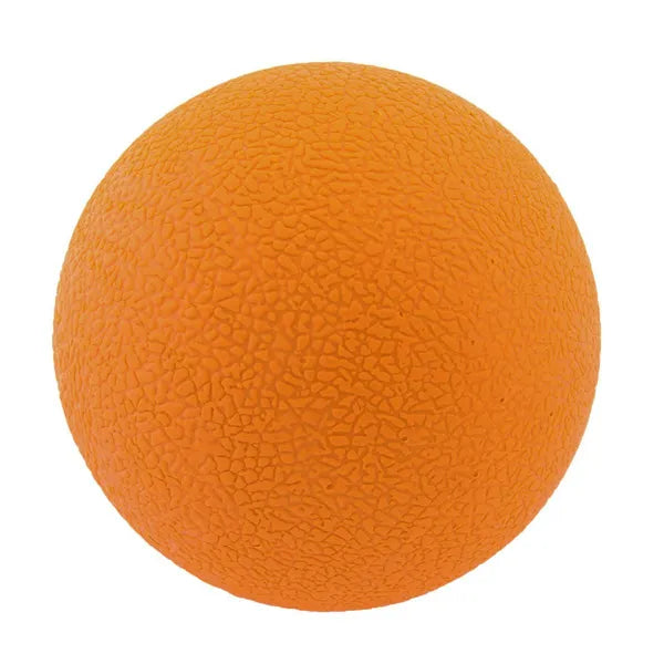 Kemény TPE masszázs labda, narancs, 6 cm
