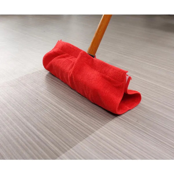 4 db mikroszálas, tépőzáras felmosó kendő szett, 33 cm (2 kék, 2 piros)