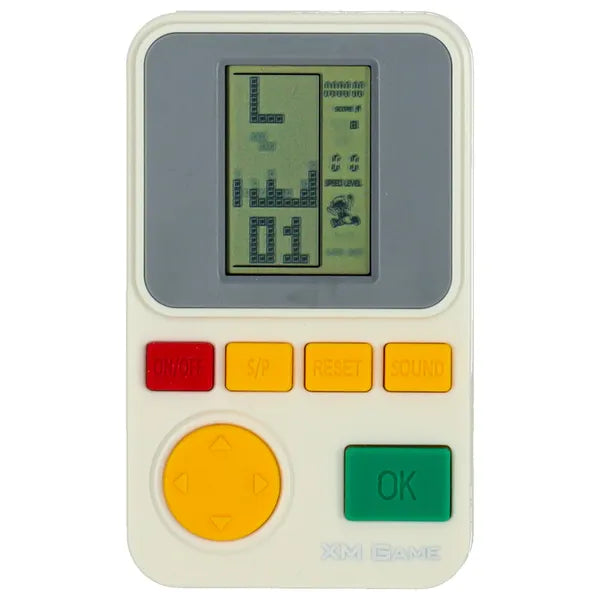 Fehér hordozható elektronikus kézi játékkonzol 6+ év