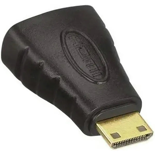 Aranyozott HDMI anya – mini HDMI apa adapter, Full HD 1080p