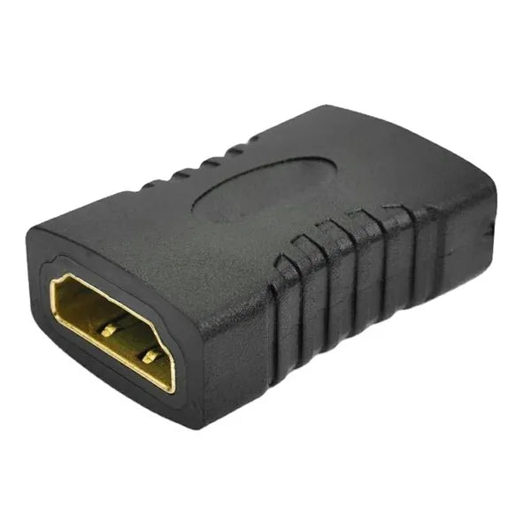 HDMI toldó adapter, anya–anya, aranyozott csatlakozó, 19 pines