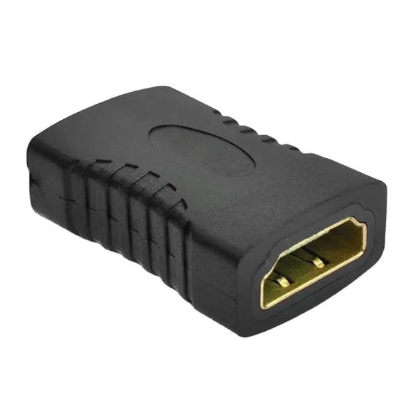 HDMI toldó adapter, anya–anya, aranyozott csatlakozó, 19 pines
