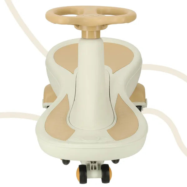 Gravity Rider LED Világító Kerekekkel és Zenével, 76 cm, Bézs, Max 100 kg