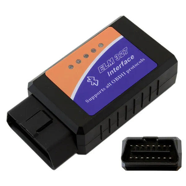 Kékfogú ELM327 OBD2 autódiagnosztikai interfész, v2.1, CAN/KWP támogatás