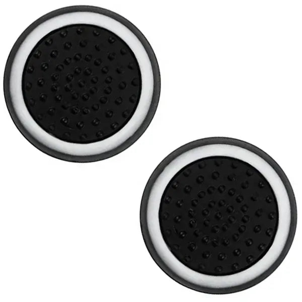 Fekete-fehér szilikon analóg kar borítás 2 db, PS & Xbox kompatibilis