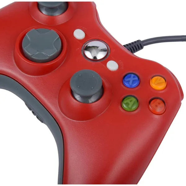 Xbox 360 piros vezetékes kontroller pc-hez