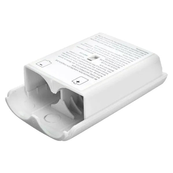 Xbox 360 kontroller elemtartó fedél, fehér, AA akkumulátorhoz