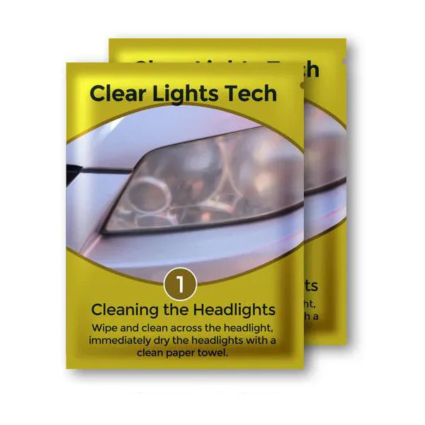 Fényszóró tisztító készlet - clear lights tech