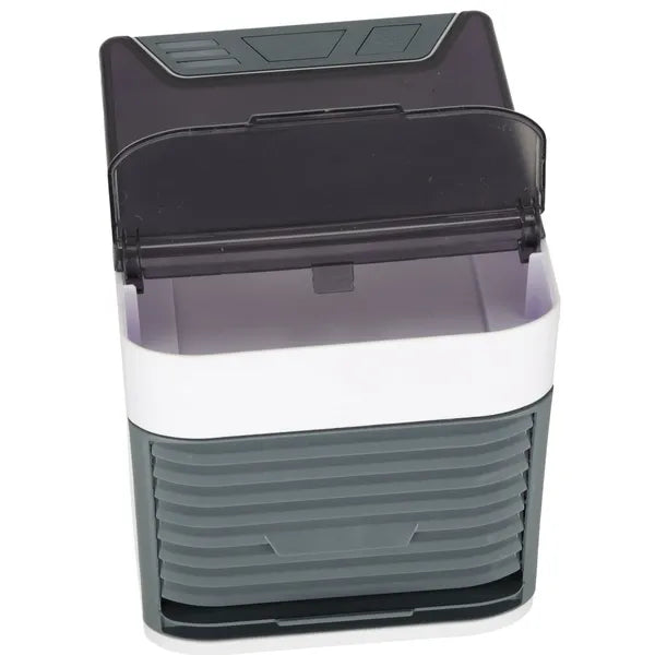 Mini USB asztali párologtató léghűtő ventilátor, 3 fokozat, LED fény