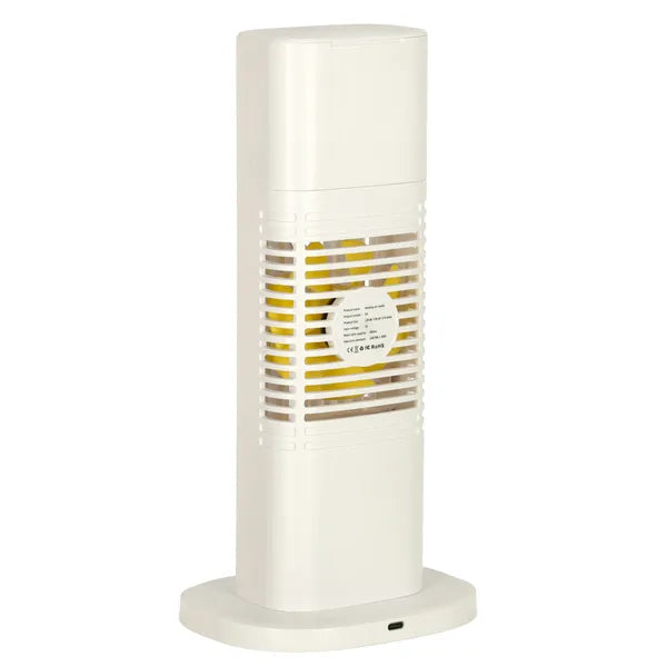 Hordozható USB-s asztali mini légkondicionáló ventilátor 300 ml, fehér