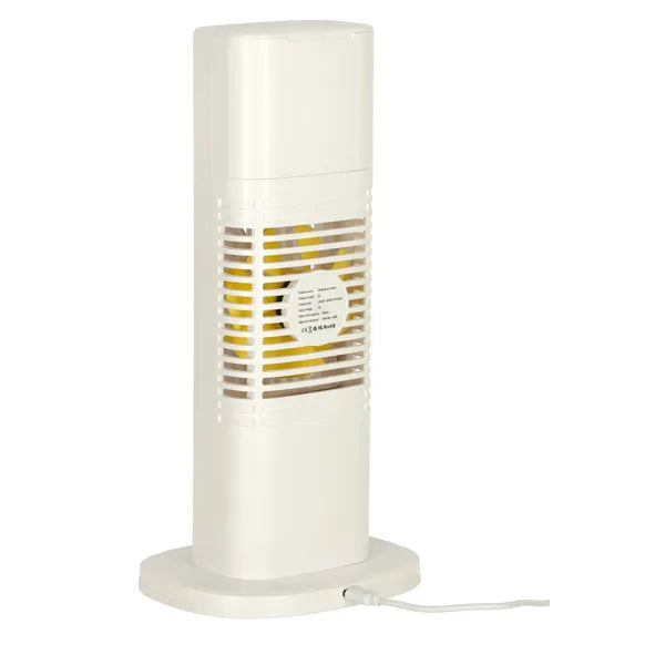 Hordozható USB-s asztali mini légkondicionáló ventilátor 300 ml, fehér