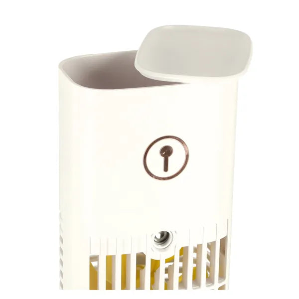 Hordozható USB-s asztali mini légkondicionáló ventilátor 300 ml, fehér