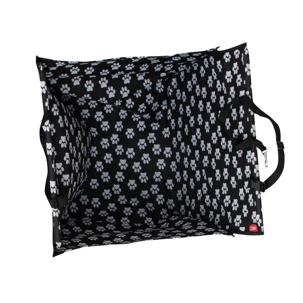 Vízálló autós ülésvédő kutya vagy macska szállításhoz, zippes box, 128×57 cm