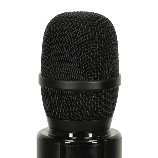 Vezeték nélküli karaoke mikrofon Bluetooth hangszóróval 2000 mAh, SD/USB, fekete
