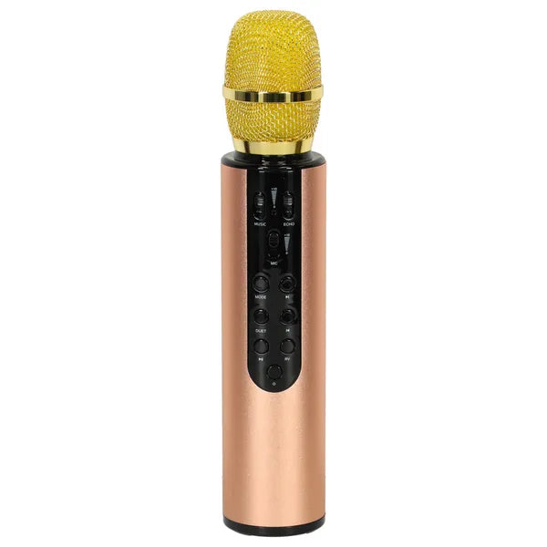 Arany vezeték nélküli karaoke mikrofon Bluetooth hangszóróval 2000 mAh