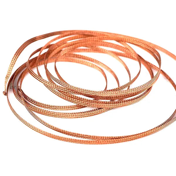 Réz kiforrasztó szalag 2 mm × 1,5 m, gyantázott tokban