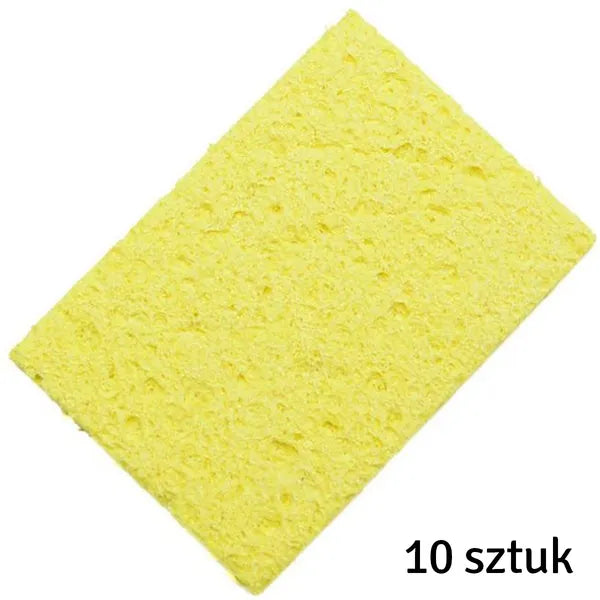 Forrasztópáka hegytisztító szivacs, 50×35×5 mm, 10 db, sárga