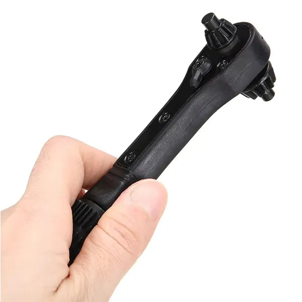 Kétfejű fúrótokmánykulcs 10 és 13 mm, edzett acél, 15 cm