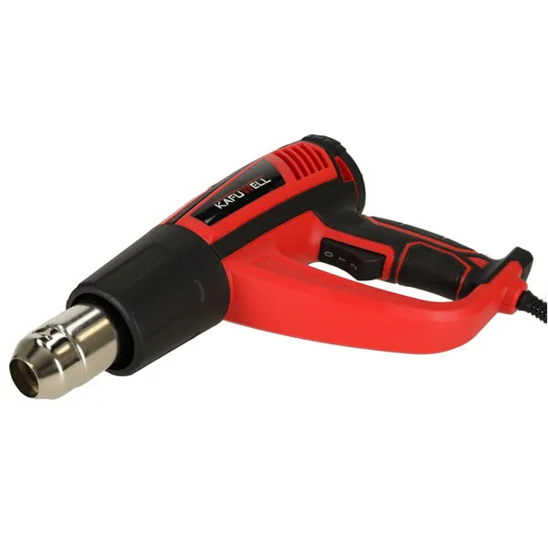 Elektromos hőlégfúvó, 1850 W, 50-600 °C, 300-500 l/perc, 4 fúvóka