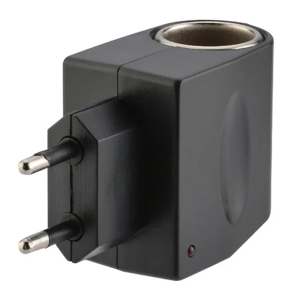 Hálózati adapter 230V-ról 12V szivargyújtó aljzat, 0,5 A