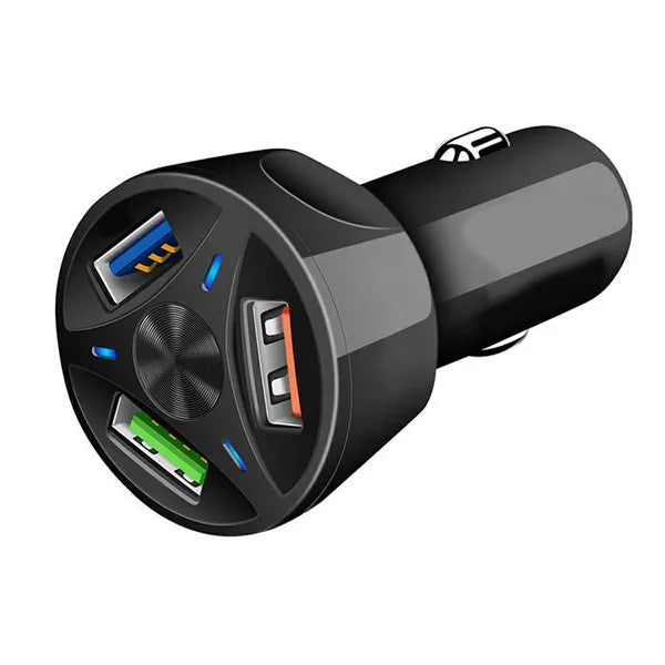 Autós gyorstöltő 3×USB-A 3.1A 12/24V QC