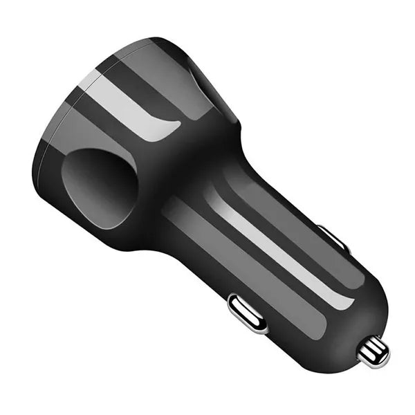 Autós gyorstöltő 3×USB-A 3.1A 12/24V QC
