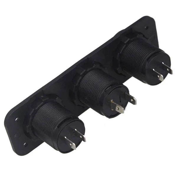 12V szivargyújtó aljzat 2×USB (5V 2,1 A) beépített voltmérővel