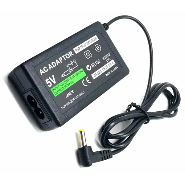 Hálózati töltő PSP Slim/Fat konzolokhoz, 5V 2A, 200 cm kábel