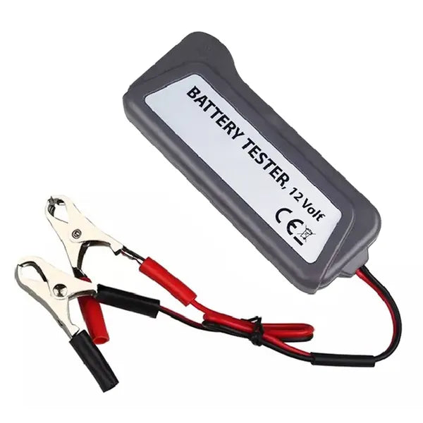 Kompakt 12 V autó akkumulátor teszter LED kijelzővel, 25 cm kábel