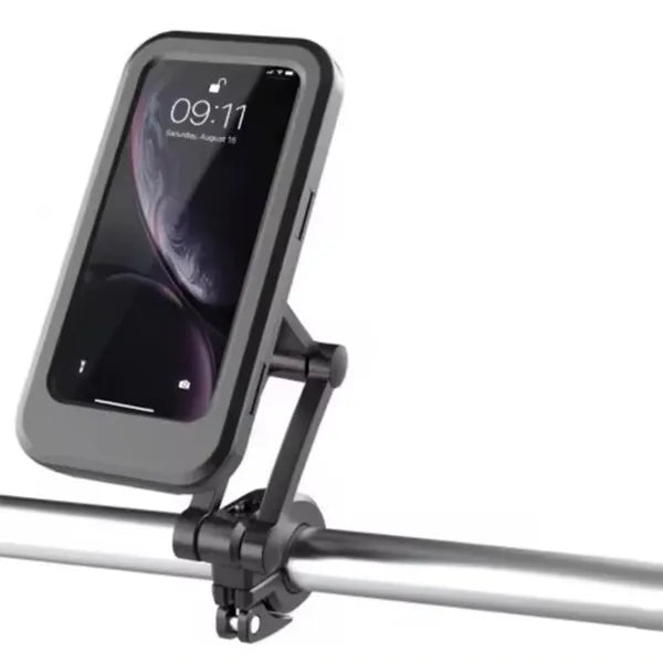 Vízálló univerzális kerékpár-telefontartó, 4,5–6,7”, 360°-os