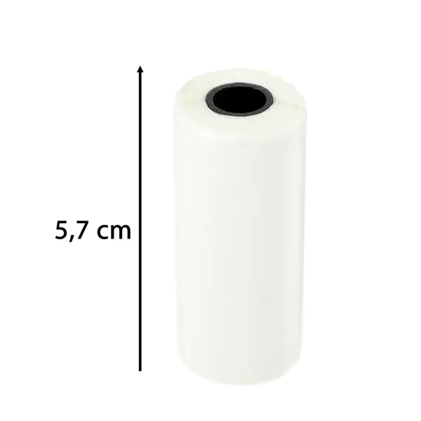 Öntapadós hőpapír tekercs mini nyomtatóhoz 5,7 cm x 4,5 m – 5 db, BPA-mentes