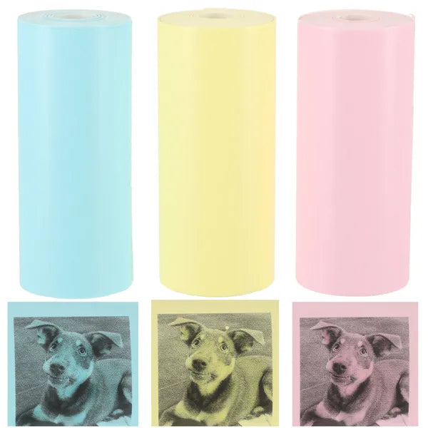 Színes BPA-mentes hőpapír tekercs 5,7 cm x 3 m, 3 db