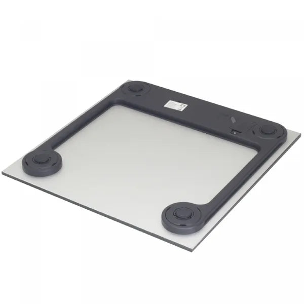 Digitális személymérleg LED kijelzővel, 180 kg, fekete edzett üveg