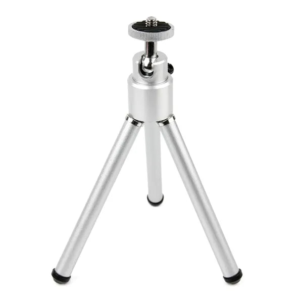 Asztali fotóállvány, 23 cm, alumínium, 1/4'' univerzális menet, ezüst
