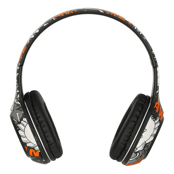 Fekete Bluetooth 5.1 gamer fejhallgató RGB, mikro SD, összecsukható