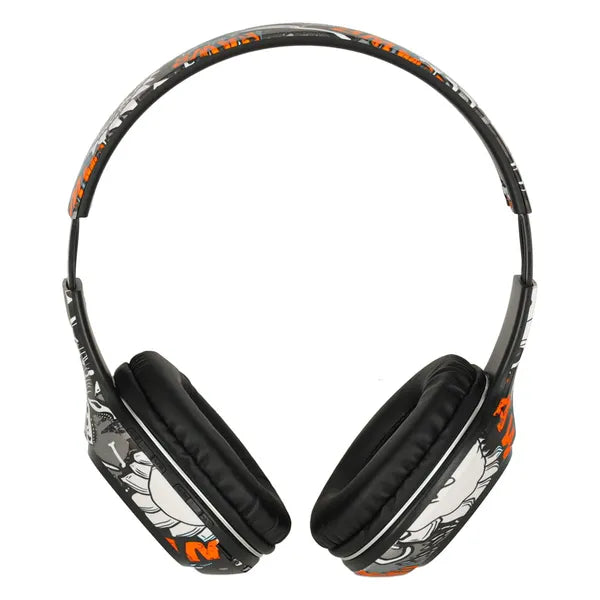 Fekete Bluetooth 5.1 gamer fejhallgató RGB, mikro SD, összecsukható