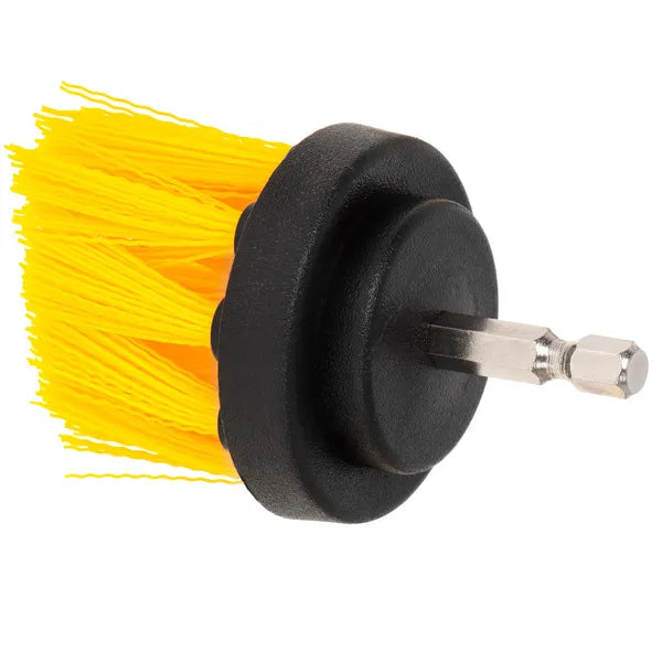 Tisztító kefe készlet fúróhoz, 5 db, nylon sörtével