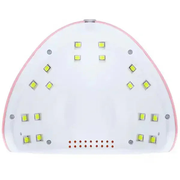 UV LED körömlámpa 54 W, 18 LED, rózsaszín, USB, 60/120 s időzítő