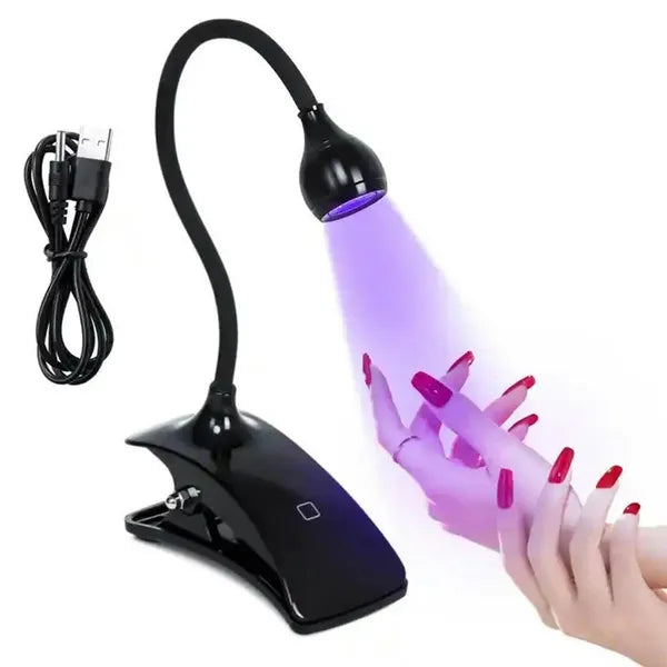 Mini uv körömlámpa 3w csipesszel