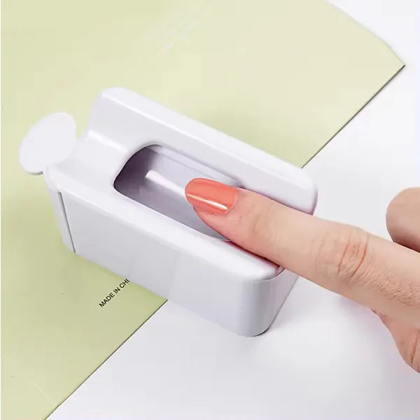 Akril csillámpor szóró tároló 2 fiókkal és tölcsérrel 8,7×4,1 cm