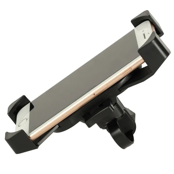 Univerzális kerékpár- és motorkerékpár telefon tartó, 18x9 cm, fekete