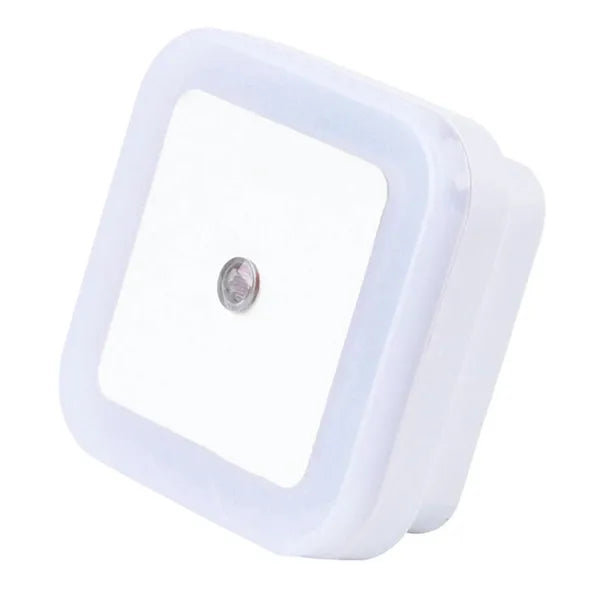 LED éjszakai fény fényérzékelővel, konnektoros, 1 W, fehér
