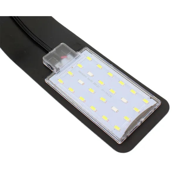 Energiatakarékos 8,7 W LED akvárium lámpa 24 LED (20 fehér + 4 kék), 23-50 cm