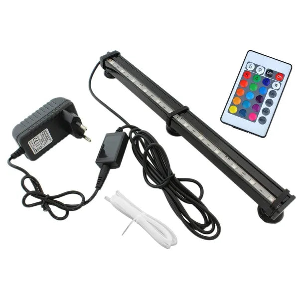 Zd87 led fluoreszkáló cső rgb akvárium 28cm