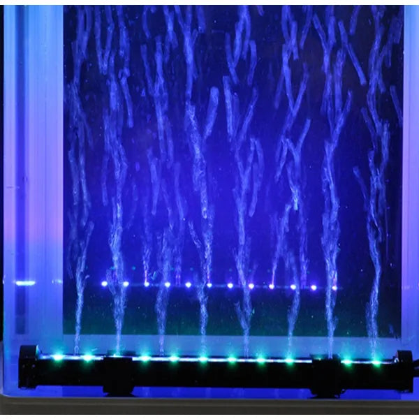 Zd87 led fluoreszkáló cső rgb akvárium 28cm